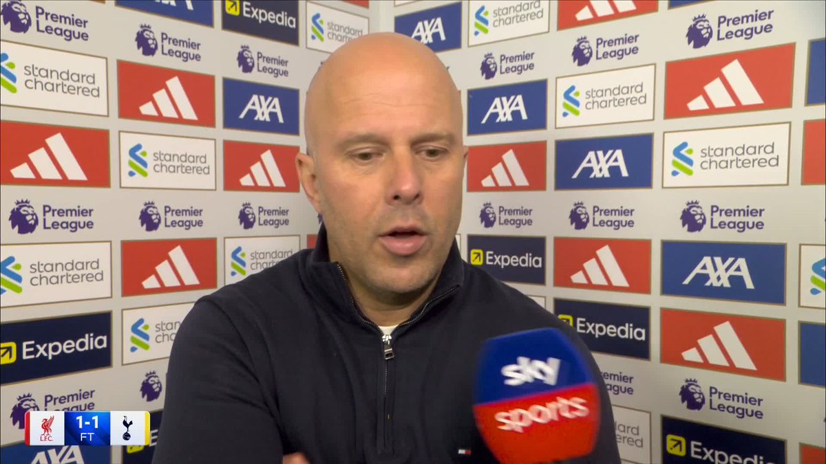 "We're completely underperforming in terms of the chances we create." Arne Slot discusses the areas that Liverpool need to improve after they conceded a late goal against Spurs to draw.