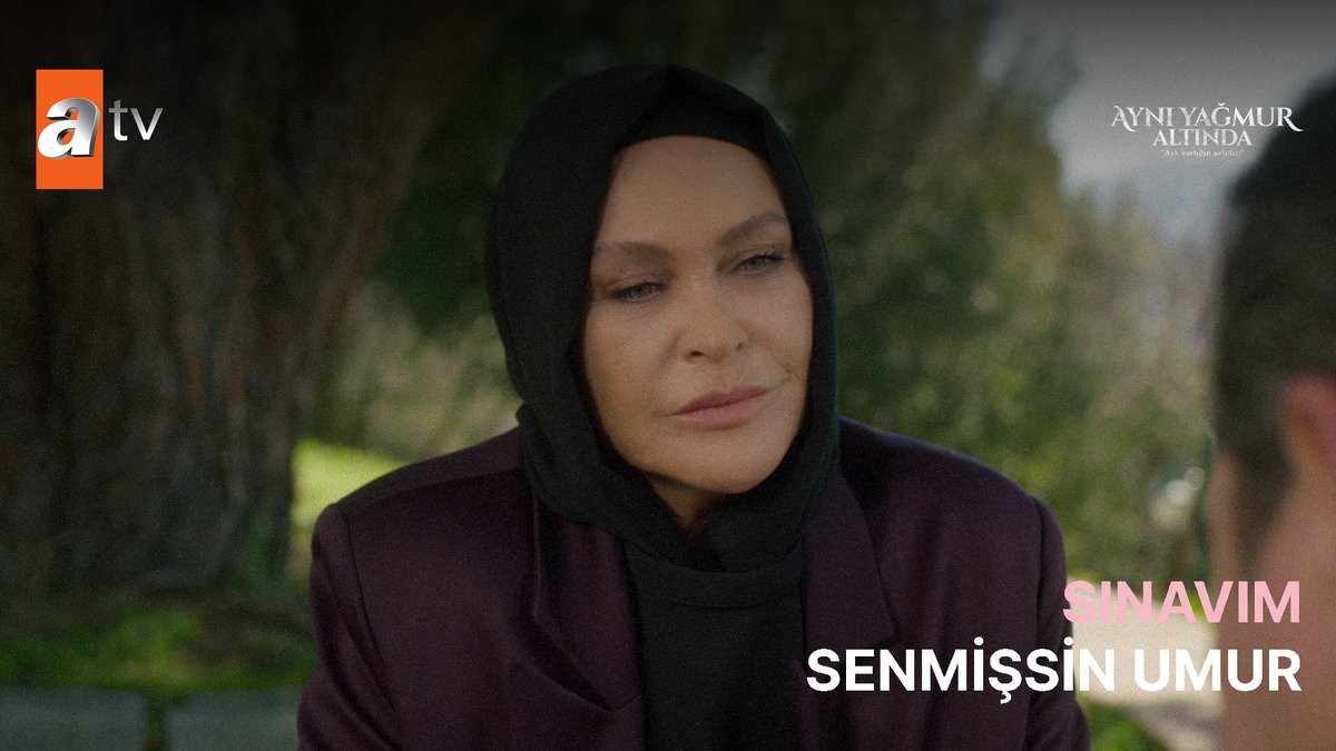 Yıllar sonra gelen yüzleşme. ❤️‍🩹 "Senin bana çektirdiğin acılar beni hidayet yoluna çekti. Bu dünyadaki sınavım senmişsin Umur." #AynıYağmurAltında atv