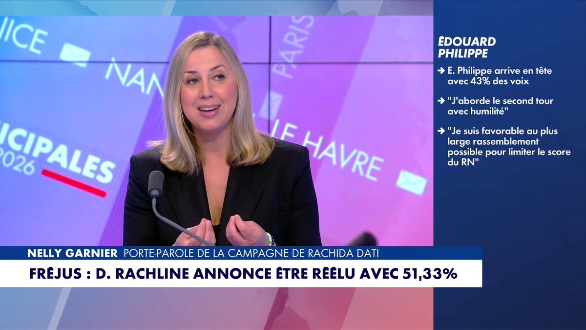 Municipales 2026 à Paris : «À Paris, on doit rassembler un électorat qui va de la droite au centre», lance la porte-parole de la campagne de Rachida Dati Toute l'info est à retrouver sur