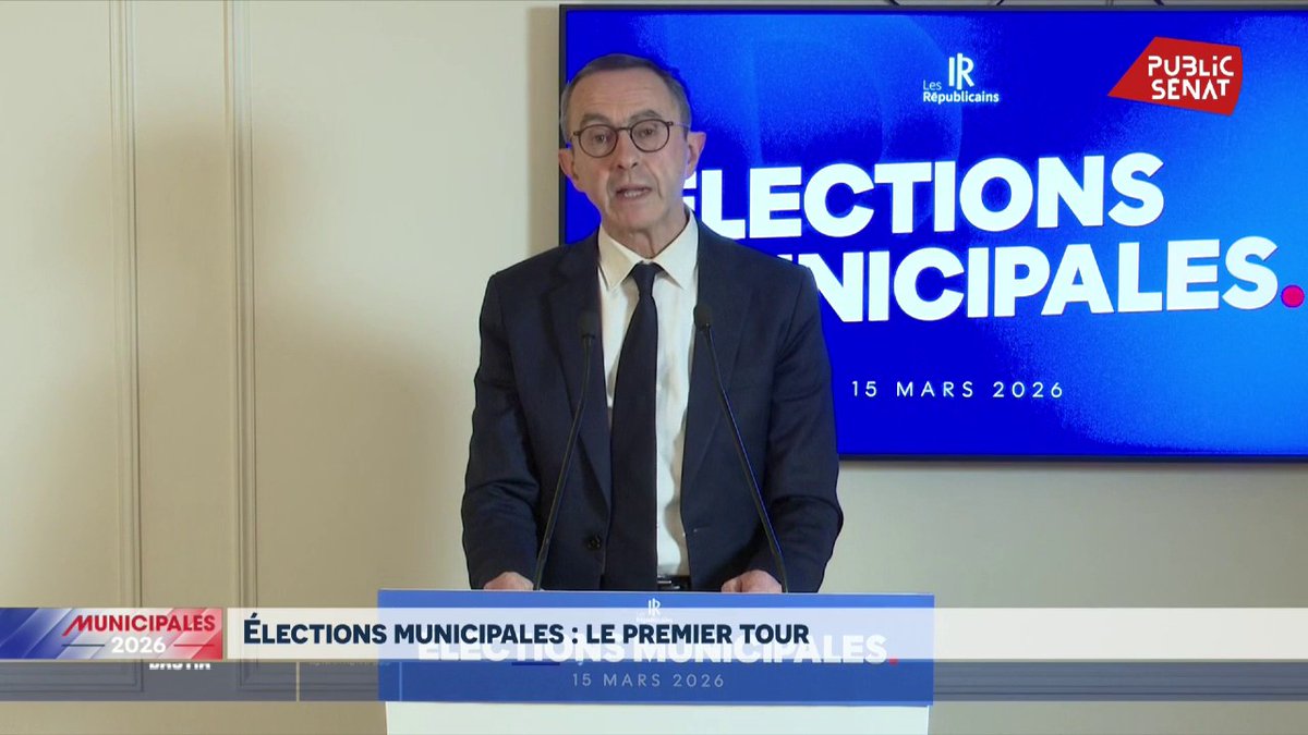 "S'il n'y a pas de majorité politique au Parlement, il en existe bien une dans le pays, c'est la majorité nationale", se félicite Bruno Retailleau avant de livrer pour "seule consigne" : "Aucune voix pour LFI". #Municipales2026