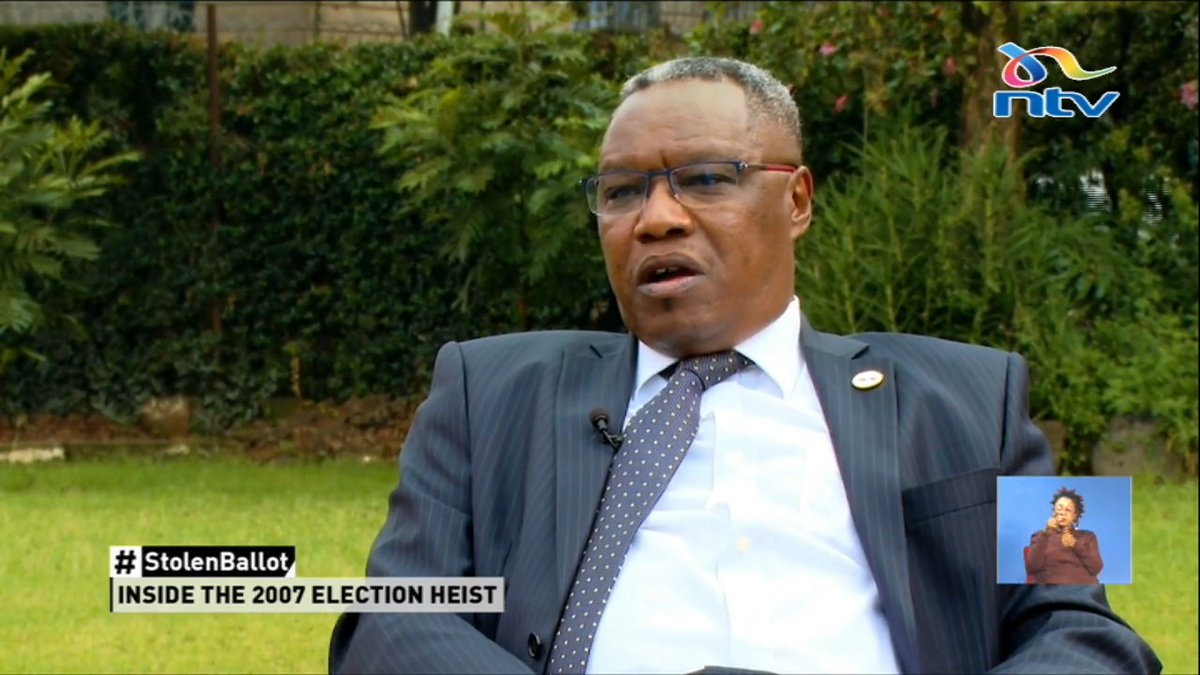 We had a Land Rover in the forest ready to announce election results ~ former KBC Editor-In-Chief Waithaka Waihenya. #StolenBallot: Duncan Khaemba