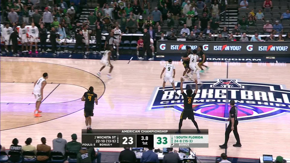 This ending to the half 😮 Watch the American Championship on ESPN and the ESPN App
