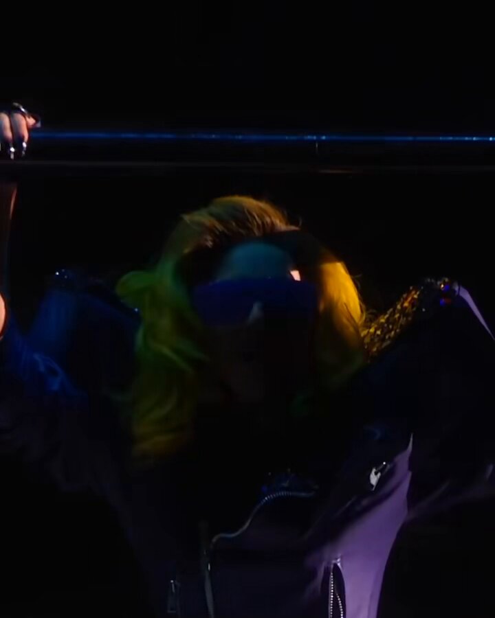 Lady Gaga performing Glitter and Grease 166 times just to never release it