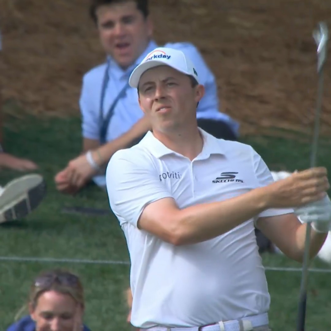 Matt Fitzpatrick throws a dart at No. 13 and he is your NEW LEADER at #THEPLAYERS. 📺 THE PLAYERS on NBC &amp; Peacock