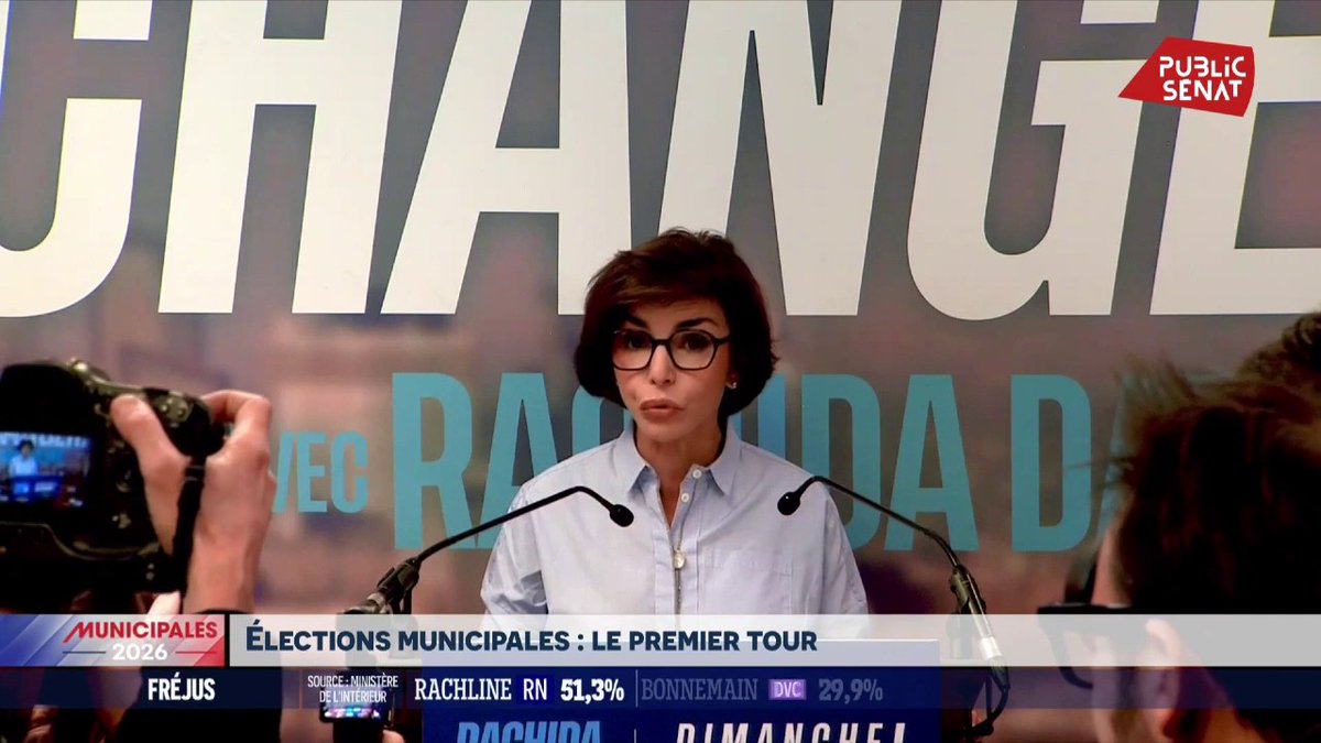 Municipales : "Partout, j'ai entendu un désir profond de changement (...) j'appelle tous ceux qui ne veulent plus de cette gauche sectaire et à bout de souffle à se rassembler", dit Rachida Dati ن, regrettant des divisions qui affaiblissent "le camp du changement". #Municipales2026