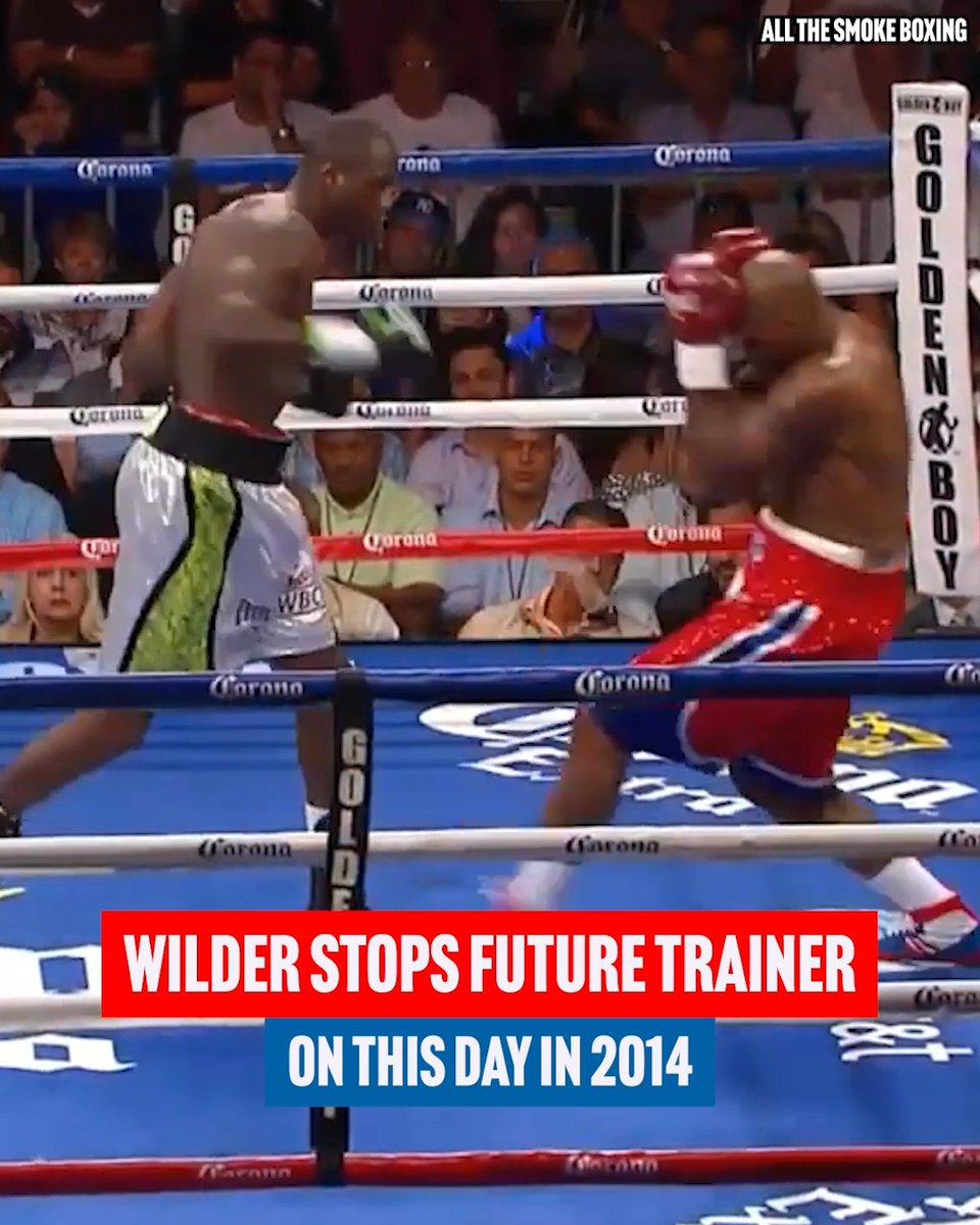 🗓️ On this day in 2014, Deontay Wilder knocked out his future trainer Malik Scott.