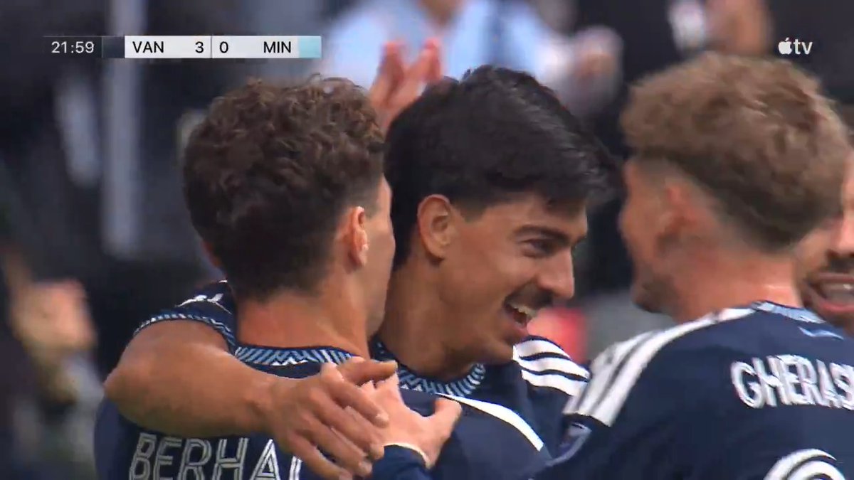 Dangerous service from Berhalter. Final touch from Laborda. Vancouver Whitecaps FC ALL OVER Minnesota at home. 😮
