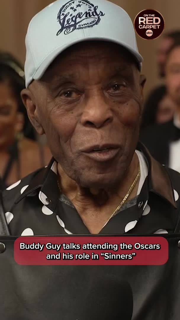 Buddy Guy opens up about the "dream come true" experience of attending the 2026 Oscars. As “Sinners” leads the night with 16 nominations, the musician discusses his role in one of the year's biggest films.