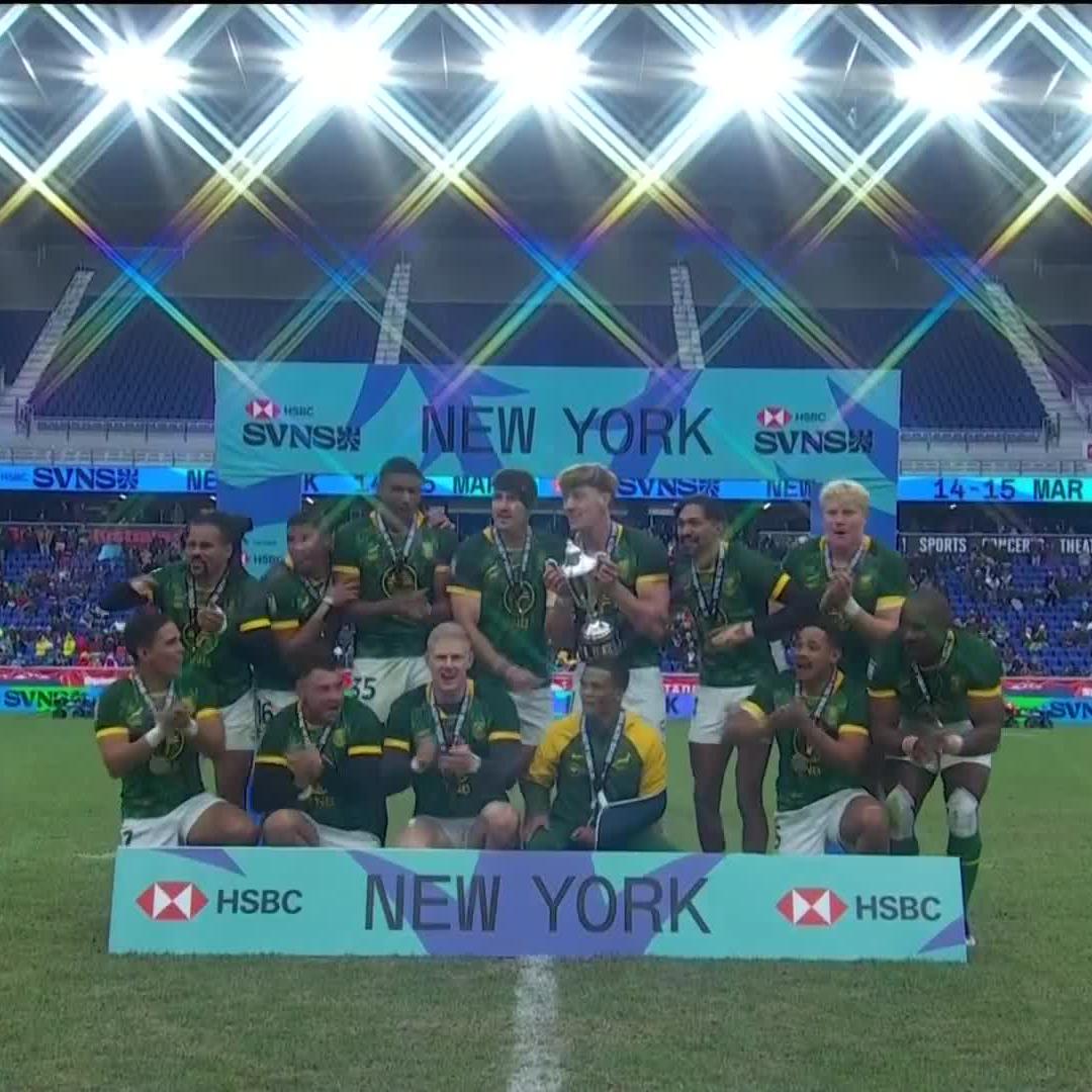 South Africa are the champions in New York and SVNS Series winners in 2026 🎇👏 #SSRugby | #HSBCSVNSNY