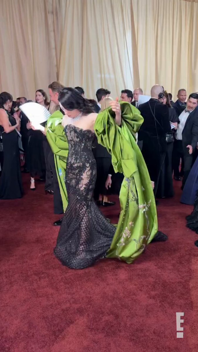 We're big fans of Arden Cho's #Oscars #Glambot. 😍 #AwardsSeason