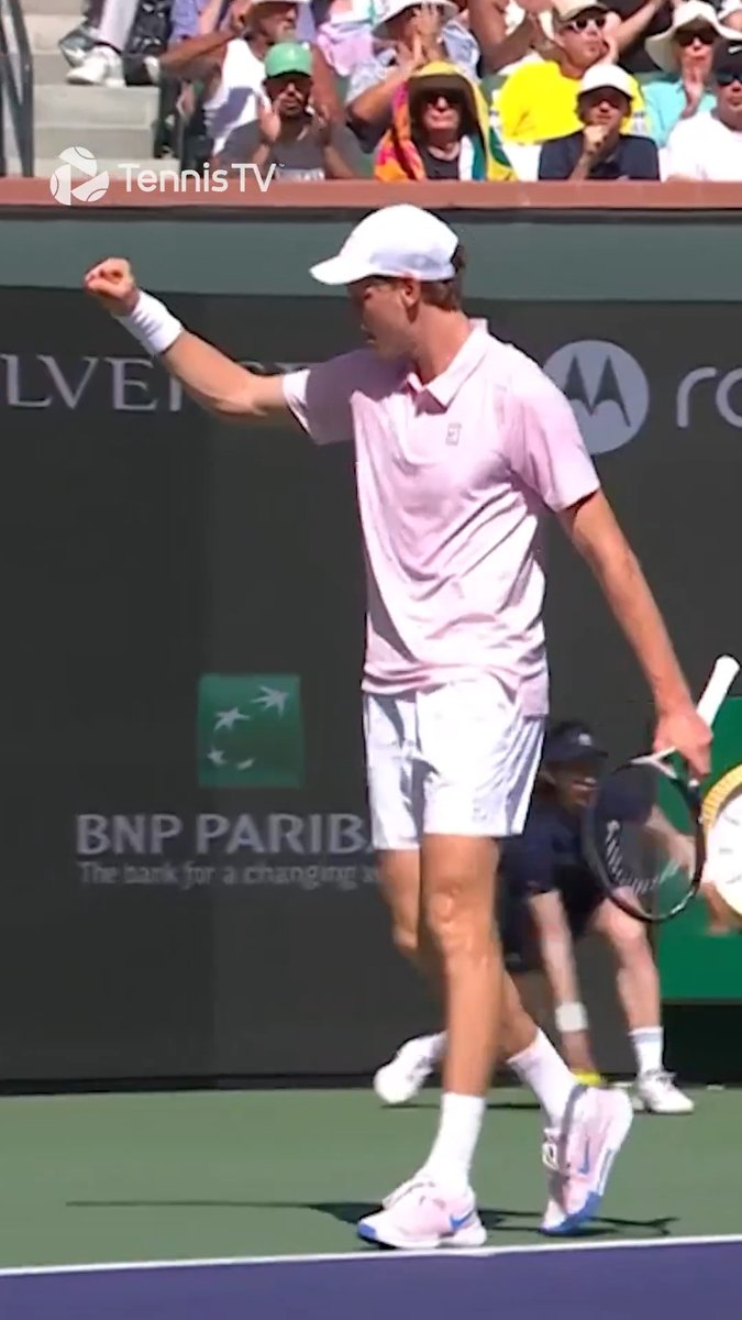 Target practice for Jannik Sinner 🎯 BNP Paribas Open | #TennisParadise