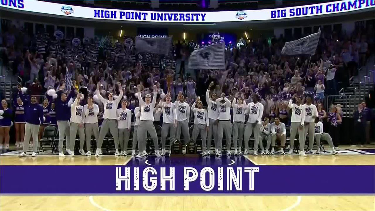 .High Point University Men's Basketball's fanbase is loving the vibes as their name gets called on Selection Sunday. "I've got the Panthers taking on the Badgers and prevailing." 🗣️ Clark Kellogg