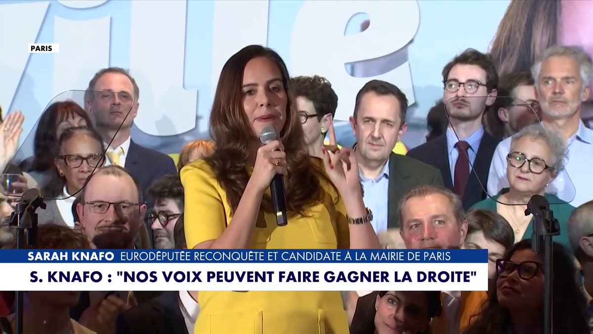 Municipales 2026 à Paris : «Nos voix peuvent faire gagner la droite. Je garde le cap, je veux la victoire contre la gauche», clame Sarah Knafo Toute l'info est à retrouver sur