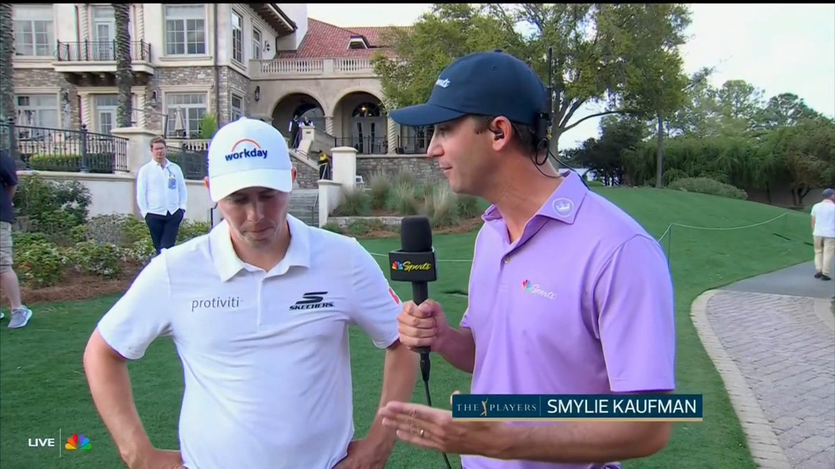 All class from Matt Fitzpatrick after falling just short at The Players. 📺 NBC