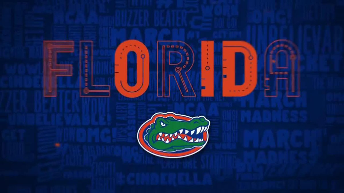 The Florida Gators are the final No. 1 seed in the Men's NCAA Tournament 🐊 Florida Gators Men’s Basketball