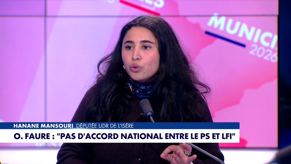 Municipales 2026 : «Nous sommes dans un pays où la droite est la plus bête du monde», déplore Hanane Mansouri Toute l'info est à retrouver sur