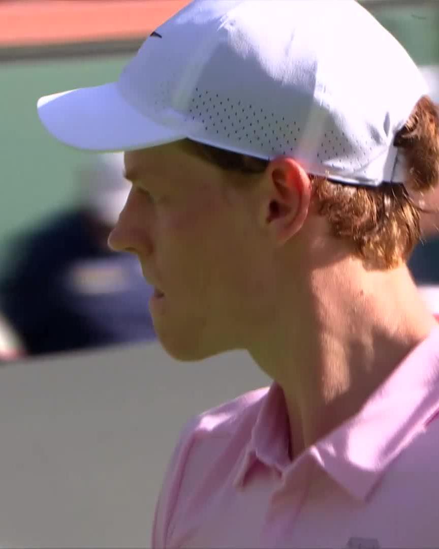 When anticipation meets execution 🤝 Jannik Sinner #TennisParadise