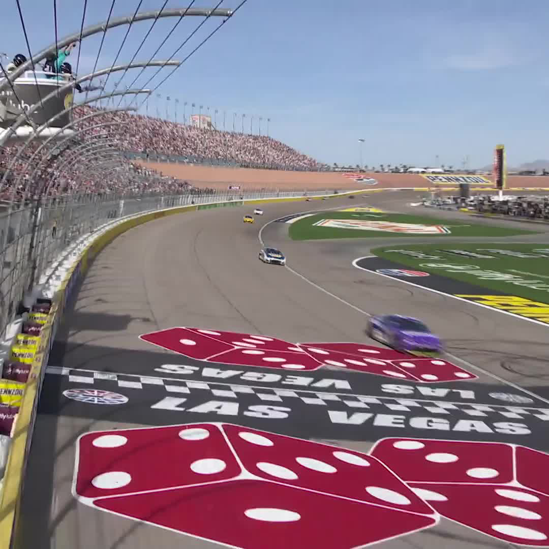 No stopping that No. 11 today! Denny Hamlin is heading to Victory Lane in Las Vegas!