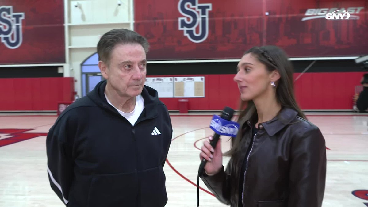 "It's a great opportunity" Niki Lattarulo catches up with Rick Pitino about St. John's draw in the 2026 NCAA Tournament