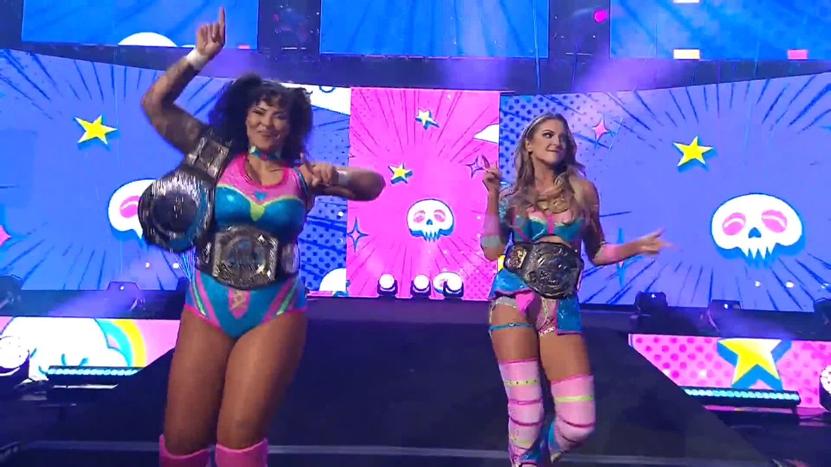 .Willow Nightingale is pulling double duty tonight and the stakes could not be higher as she defends the TBS Title right now against "Colossal" Lena Kross! Watch #AEWRevolution Zero Hour LIVE on HBO Max!
