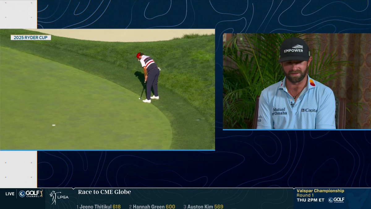 Cameron Young on the raucous crowds on 17 and 18: "It was to the point that Matt looked at me on 18 and said, 'Cam, do you hate me too?'"