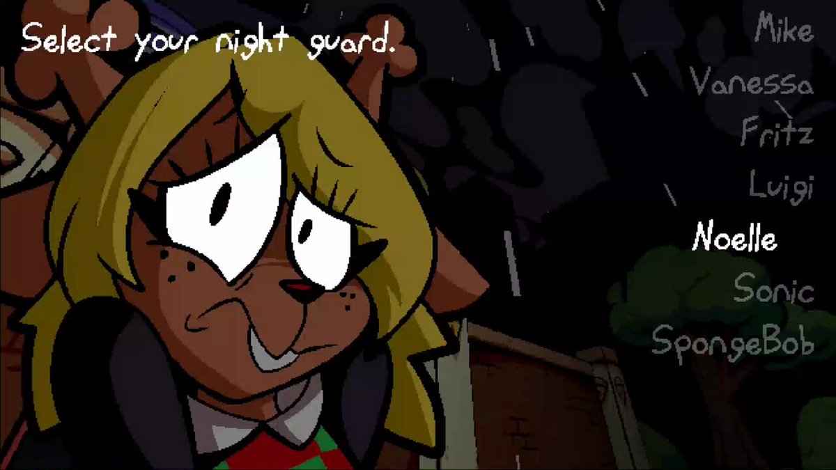 wait she actually DID lose a bet to kris (progress on the noelle mod) #FiveNightsAtFrickbears #FiveNightsAtFrickbears3