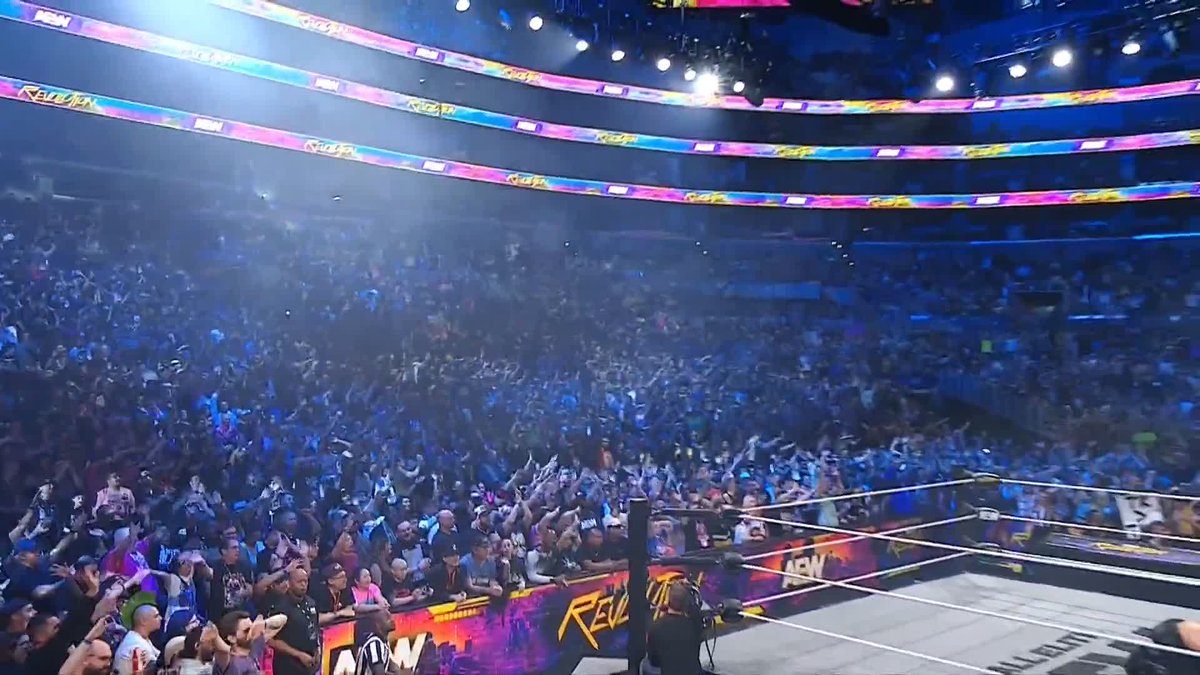 What a moment for @Boy_Myth_Legend! #AndNEW Watch #AEWRevolution LIVE on HBO Max PPV!