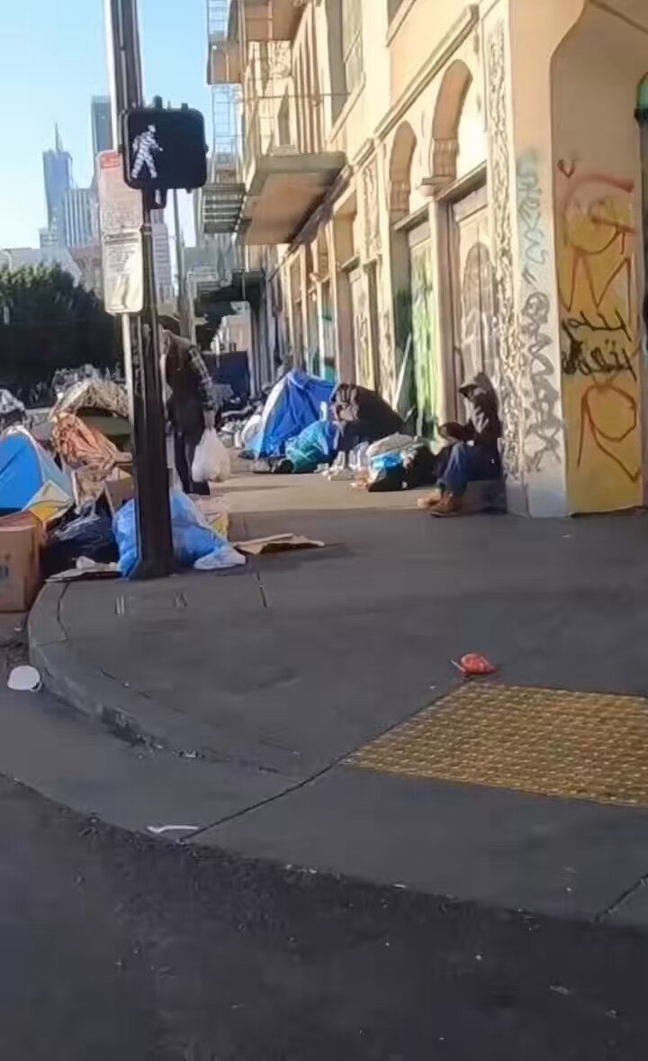 When celebrities start virtue signaling and lecturing everyone about problems overseas at the Oscars, remember this. Just a few miles away from the red carpet, behind fences and security details, Americans are living and dying on the streets of LA and they will never acknowledge them.
