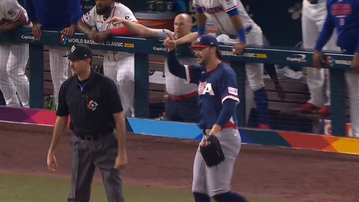 Aaron Judge delivered a strike. Paul Skenes loved it! #WorldBaseballClassic