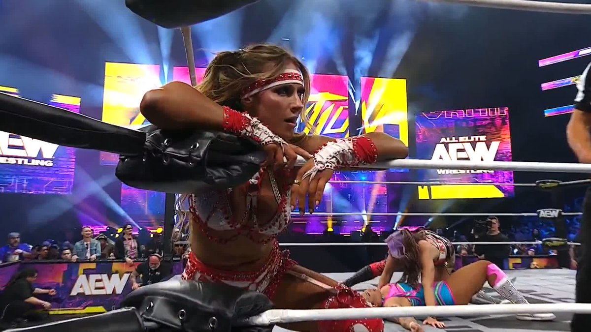 #ANDNEW #AEW Women’s World Tag Team Champions! MEGAN BAYNE ⚡️ メーガン・ベイン and Lena Kross レナ・クロス! The Divine Dominion! Watch #AEWRevolution LIVE on PPV!