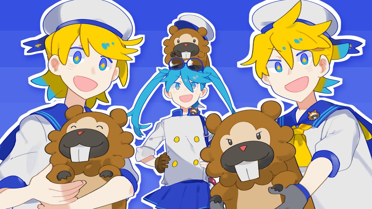 【ポケミクライブ直前!楽曲予習🔎】 ━━━━━ No.10 ワンダフル☆オポチュニティ!「ゴー!ビッパ団」 ━━━━━ 📢📢📢 ビッパ団の かんぶが なにやら コールを まとめて いたな……