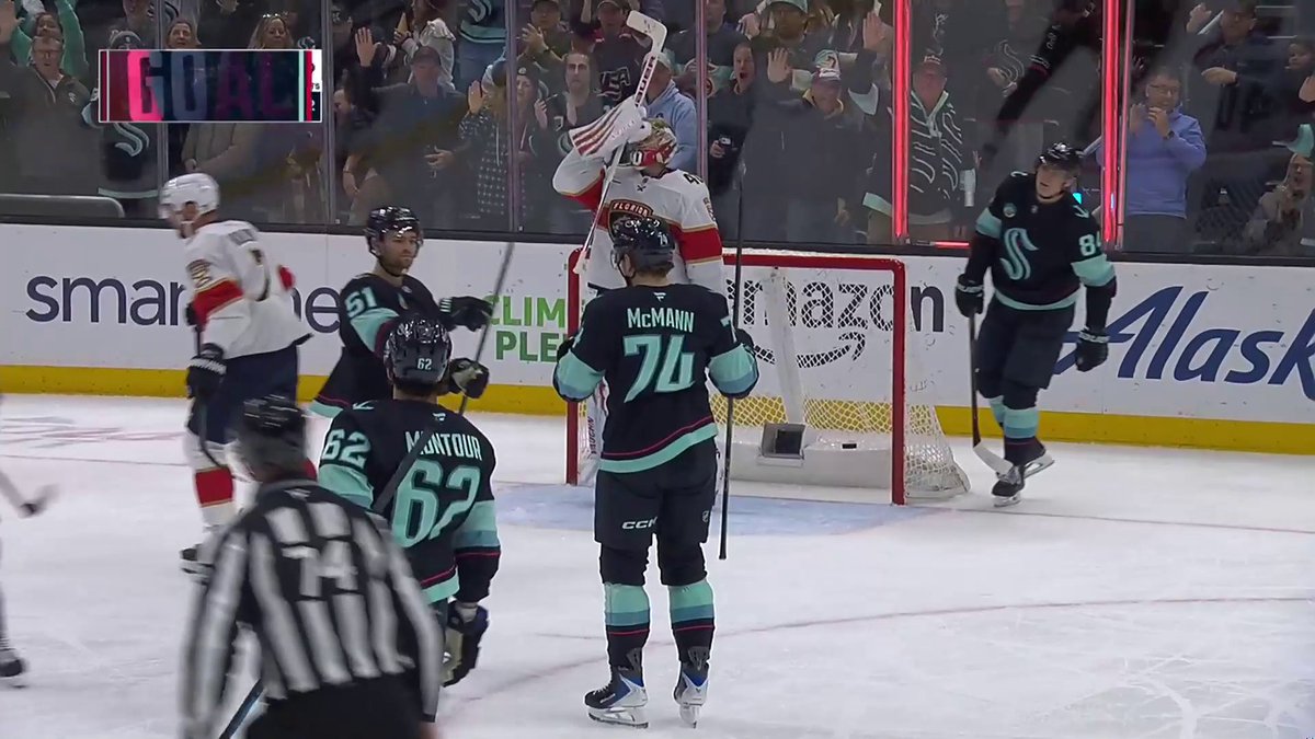 Bobby McMann's FOURTH point as a Kraken! And he’s only played two games 😮‍💨