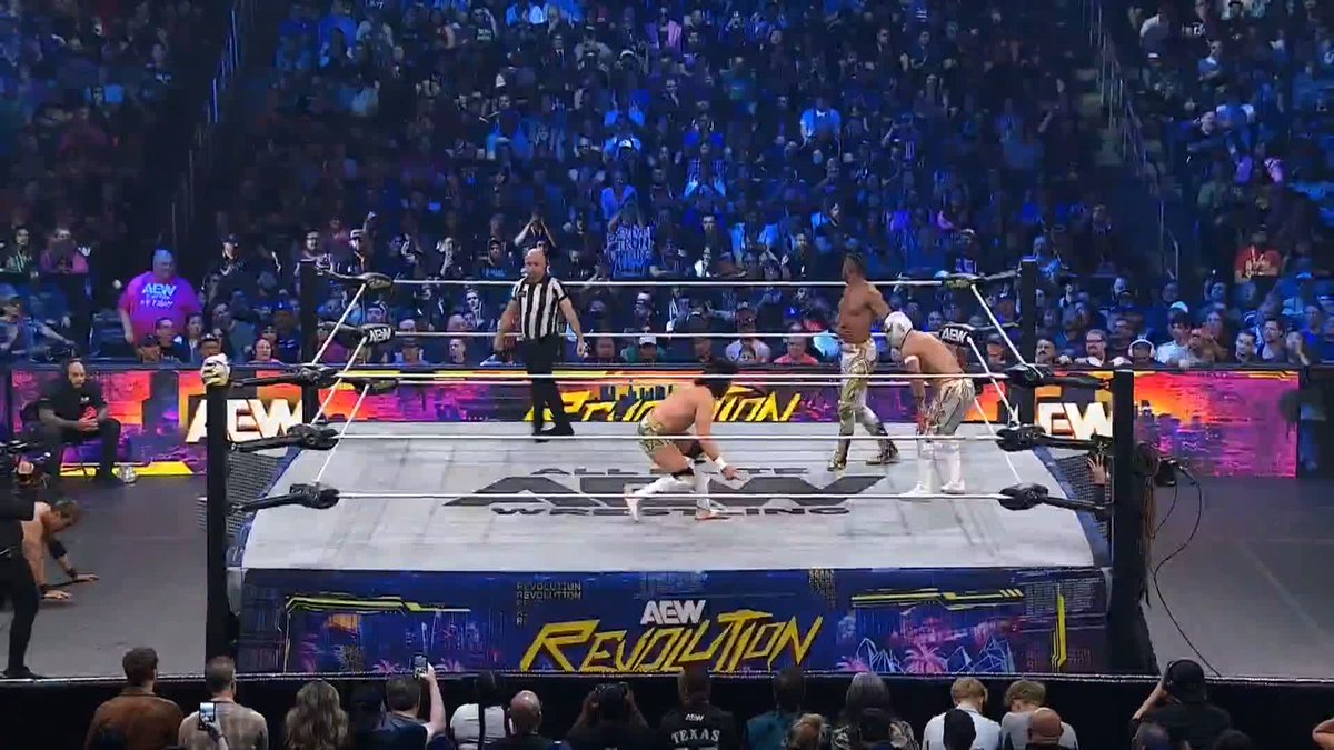 TRIPLE TOPE SUICIDA and the momentum just exploded! Watch #AEWRevolution LIVE on PPV!