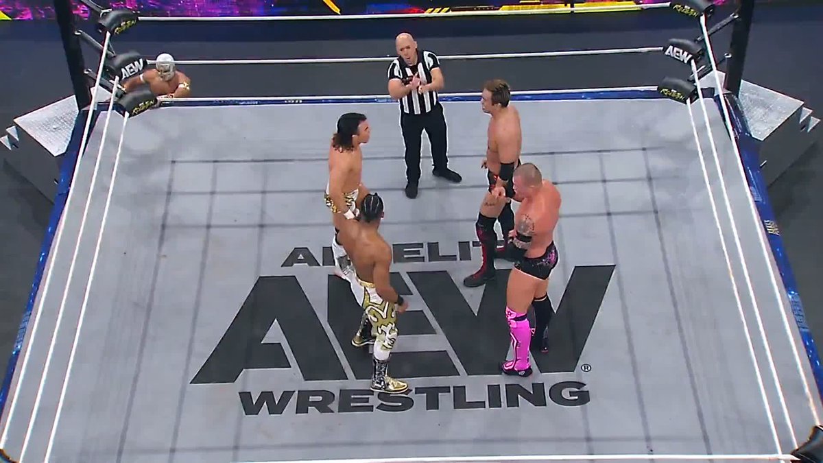Who has the better dropkick? 🤔 Watch #AEWRevolution LIVE on PPV!