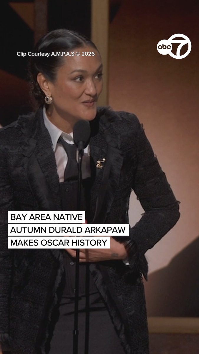 Bay Area native Autumn Durald Arkapaw has made history by becoming the first woman and person of color to win the Oscar for Best Cinematography. She says she once struggled to find women in the field, and before her, only three women had earned Oscar nominations in the same category.