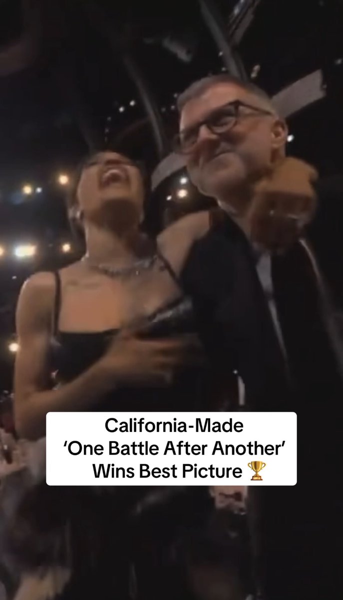 Congratulations to cast and crew of the night’s most awarded film, ‘One Battle After Another.’ Through the California Film Commission Tax Credit, the #Oscars Best Picture winner was filmed in the Golden State — employing Californians and boosting our state economy.
