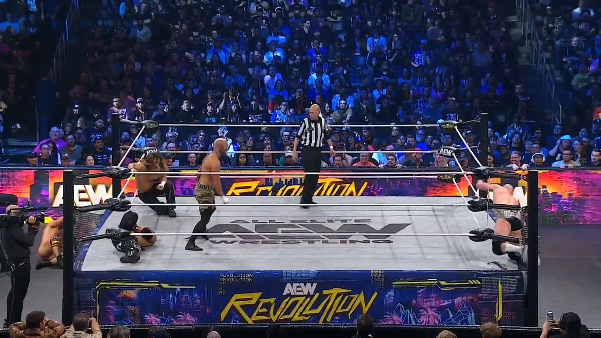 .Clark Connors shuts down DARBY ALLIN! Watch #AEWRevolution LIVE on PPV!