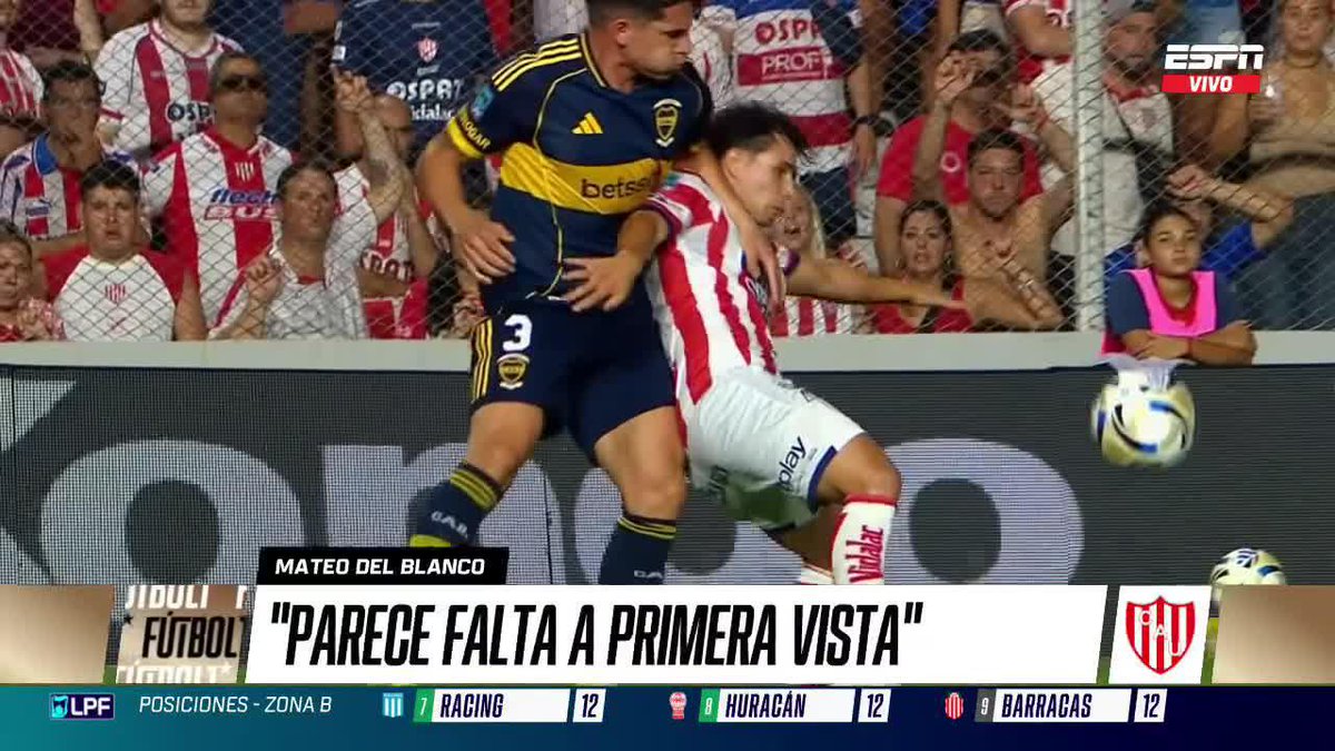 👀 ¿HUBO FALTA EN LA JUGADA PREVIA AL GOL DE BOCA? Julián Palacios y Mateo del Blanco, jugadores de Unión, se pronunciaron. ▶ Mirá #ESPNFútbol1 en el Plan Premium de #DisneyPlus