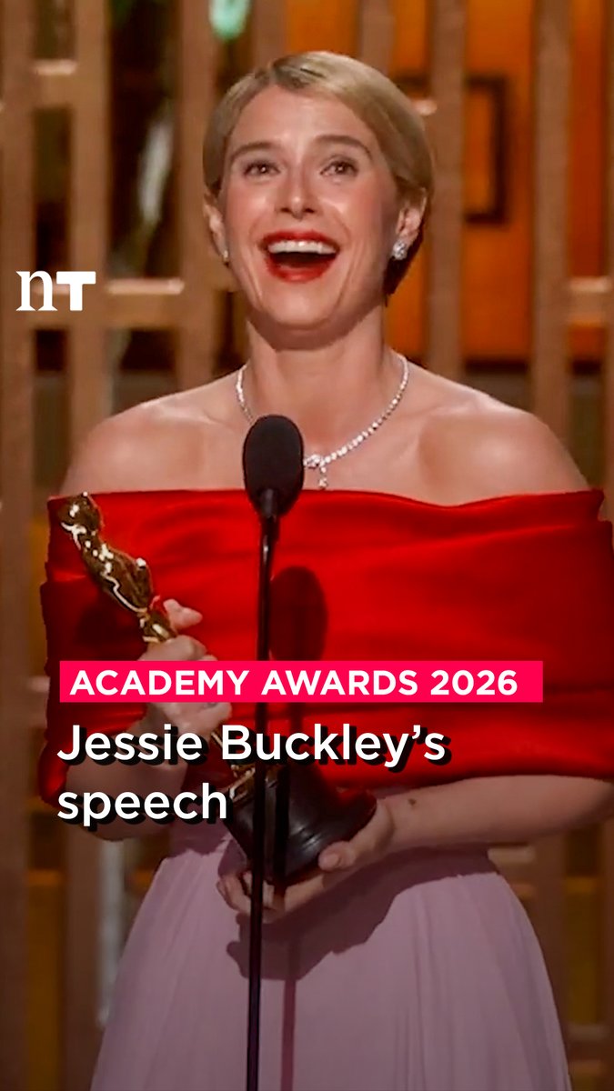 💚 'I would like to dedicate this to the beautiful chaos of a mother's heart.' Listen back to Jessie Buckley's incredible speech as she received her Oscar for Best Actress in a Leading Role. #Oscars