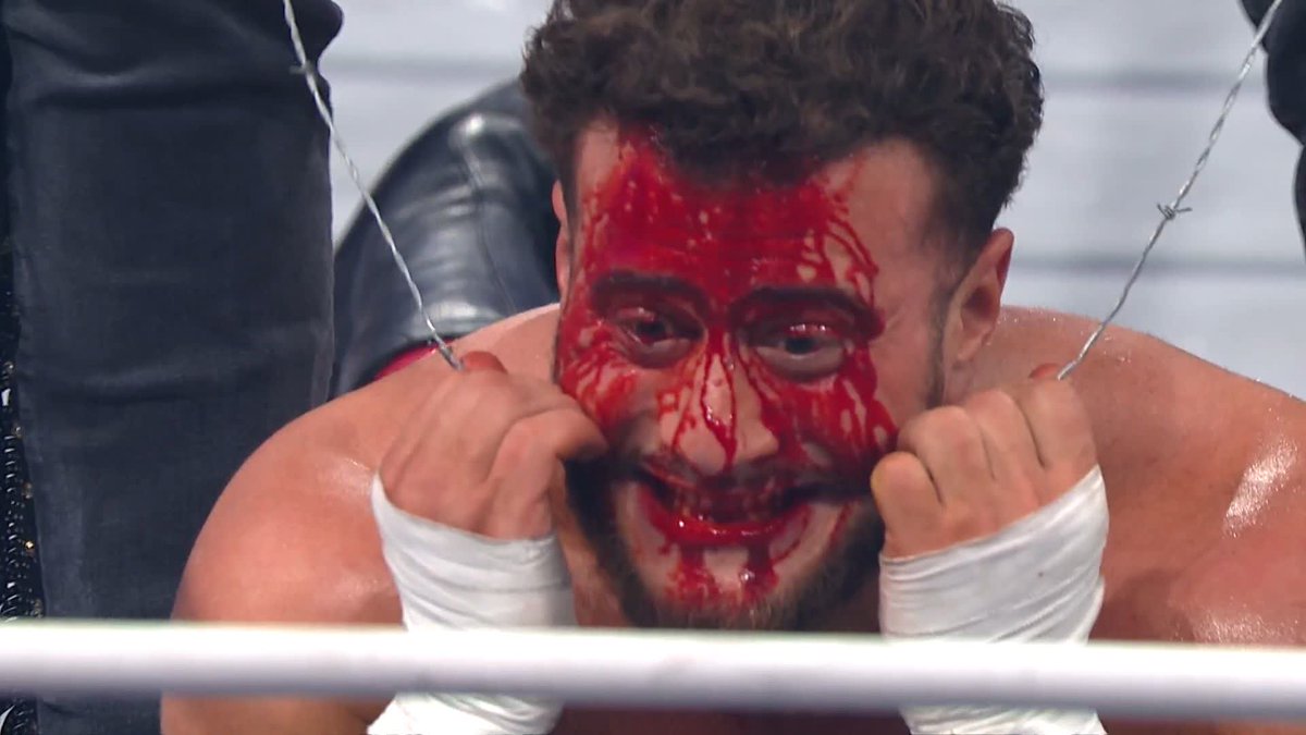 Hangman with a very unique dental suggestion for Maxwell Jacob Friedman™️! Watch #AEWRevolution LIVE on PPV!