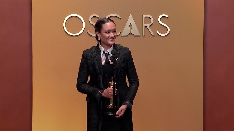 Autumn Durald Arkapaw of 'Sinners' became the first woman, and first Black person, to win best cinematography at the Oscars ceremony