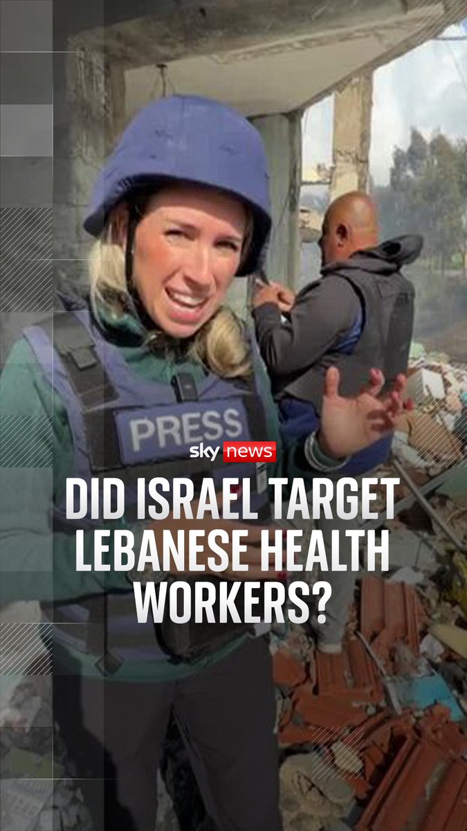 Israel has killed 12 medical workers in a strike on a medical centre in south Lebanon. The facility was attacked on Friday night, bringing the toll of medical staff to 31 killed in the past 12 days. Sky's Cordelia Lynch reports Live updates: