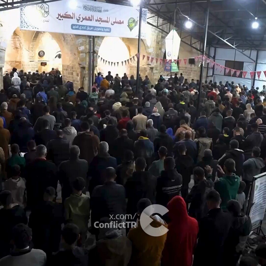 🔴 İsrail saldırısı altındaki Gazze'de Kadir Gecesi idrak edildi.