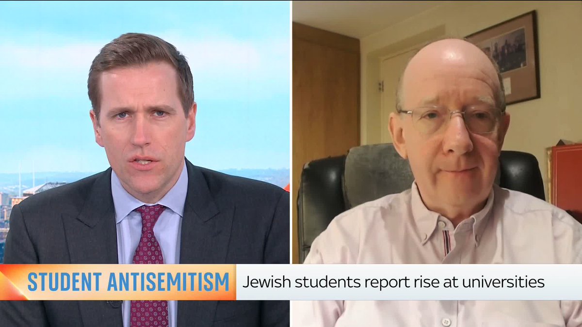 'It's not antisemitic to disapprove of the Israeli govt policies, but it is antisemitic to hold every Jew in Britain responsible for the policies of the Israeli govt' Daniel Finkelstein talks to Wilfred Frost about students reporting a rise in antisemitism at universities