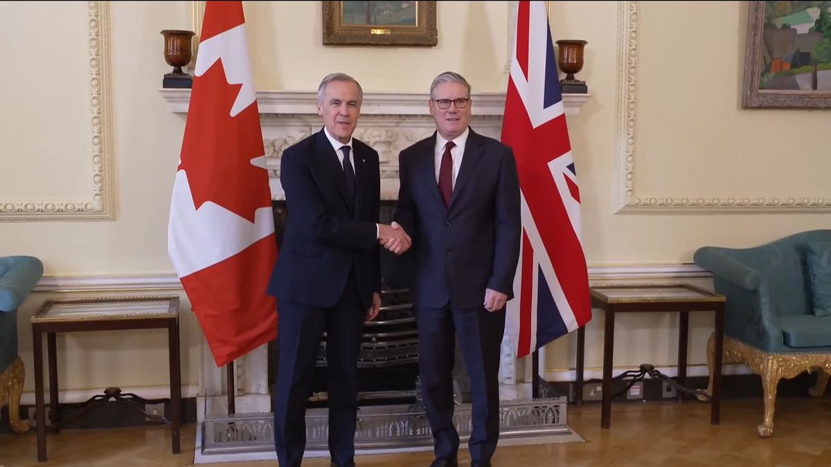 BREAKING: Prime Minister Sir Keir Starmer and Canada's Prime Minister Mark Carney meet in Downing Street, and both speak to reporters before their meeting takes place. Live updates: 📺 Sky 501, Virgin 602, Freeview 233 and YouTube