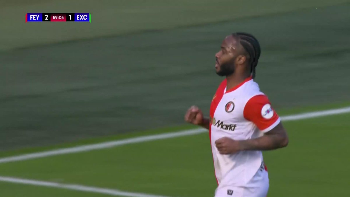 ๐ณ๐ฑ First assist in the Netherlands for Raheem Sterling! He set up for the winner for Feyenoord in the second half as they defeated Excelsior 2-1. The 31-year-old has made four appearances in the Eredivisie since joining last month.