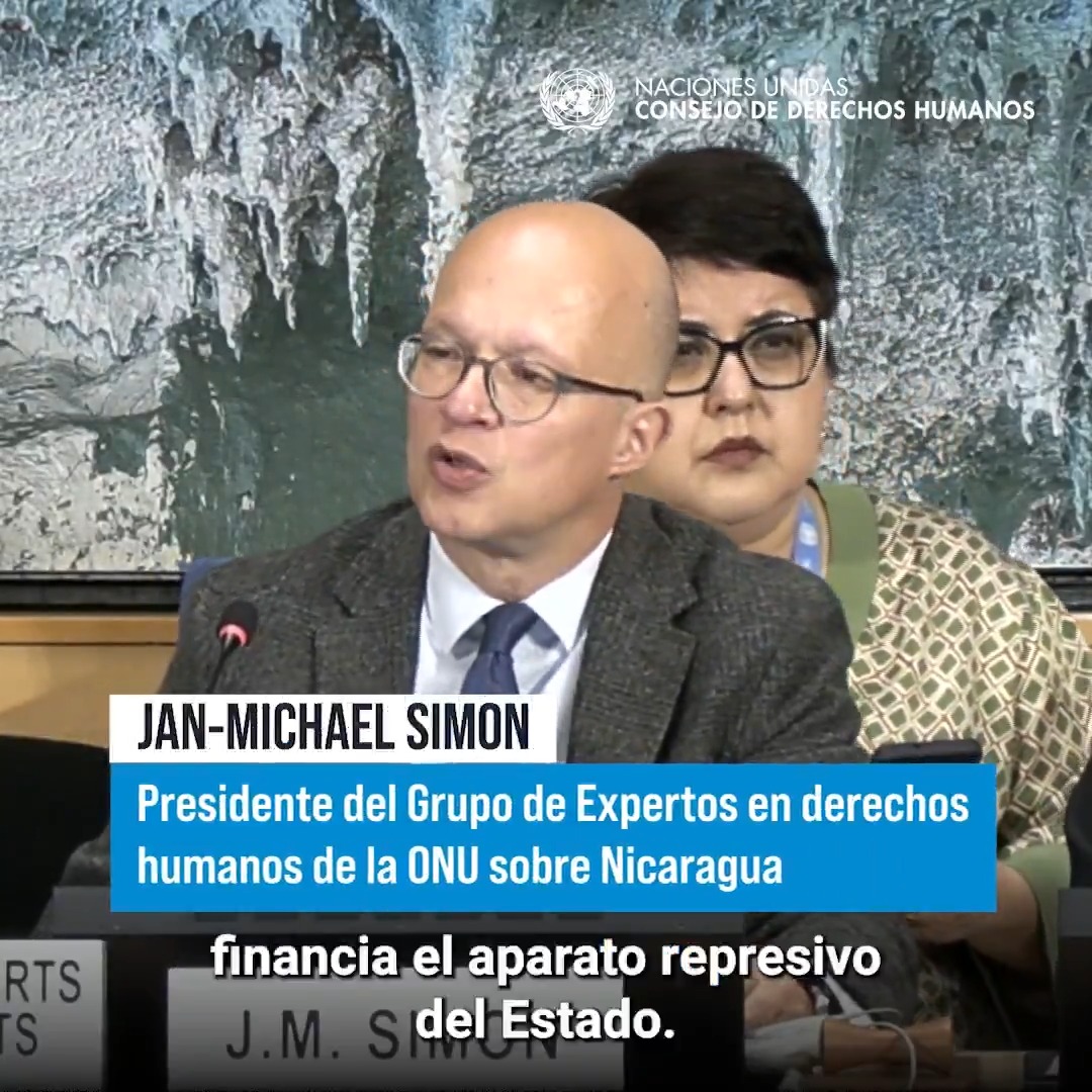 El Grupo de Expertos en derechos humanos sobre #Nicaragua revela cómo la corrupción financia el aparato represivo del Estado. En el Consejo de Derechos Humanos de la Naciones Unidas, el Grupo llama a que el Gobierno de Nicaragua desmantele la arquitectura de la represión. #HRC61