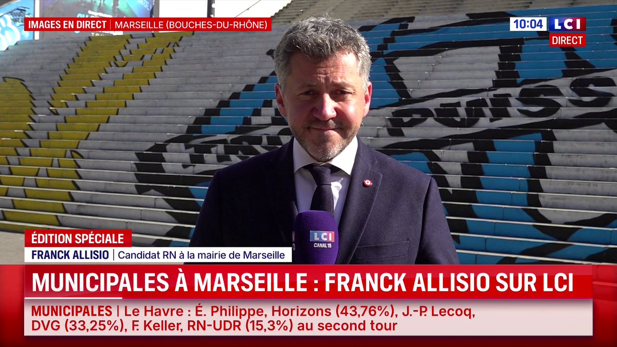 🔴 Municipales à Marseille 🗣️ "Il n'y pas de radicalité chez moi (...) Il y a une détermination et même beaucoup de sagesse parce que cette campagne a été bienveillante, nous continuons de tendre la main à tout le monde", assure Franck Allisio à david doukhan sur LCI
