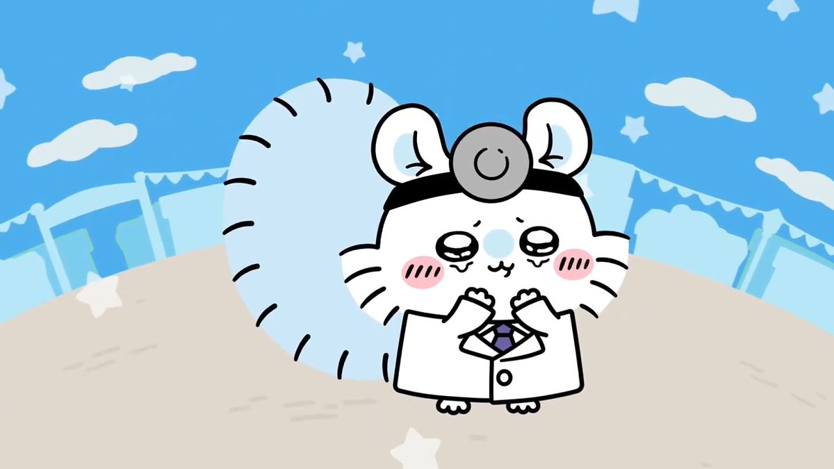 ╭━━━━━━━━━━╮ 🛍️お店屋さん🛍️ モモンガ ╰━━━━━━━━━━╯ モモンガのお店屋さん衣装をご紹介✨ お医者さんに変身! お大事にしてくださいね💊 #ちいぽけ #ちいかわぽけっと #ちいぽけお店屋さん