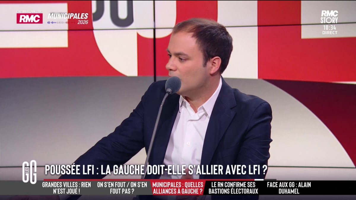 🔴 La gauche prête à s'allier avec LFI? 🗣️ Le coup de gueule de Charles Consigny: "Il faut que la gauche arrête de se foutre du monde. Vous ne pouvez pas soutenir un mec qui fait des jeux de mots sur des noms de famille juifs", martèle-t-il. #GGRMC